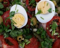 Peixe em posta ao forno