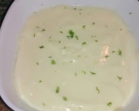 Mousse de limão com leite em pó