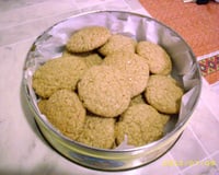 Biscoito de aveia e mel