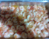 Camarões com catupiry à moda da Cris