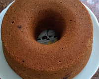 Bolo integral com calda de laranja