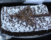 Bolo de gelado de morango Claudiakucau