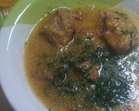 Canjiquinha de milho com costelinha de porco