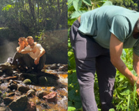 Rodrigo Hilbert transformou o sítio da família em Teresópolis em um laboratório de vida sustentável, apostou na construção artesanal e no cultivo de hortas orgânicas para a produção de alimentos caseiros sem agrotóxicos