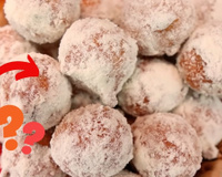 Esse bolinho de chuva nevado tem uma cobertura diferente (não é açúcar!) e combina com qualquer clima