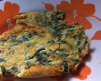 Omelete de espinafre rápido