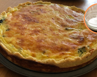 Massa de iogurte é a alternativa mais light para suas quiches e tortas