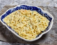 Macarrão ao molho branco