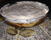 Charlote de chocolate com biscoito