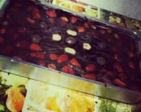 Torta de morango com chocolate