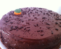 Bolo mesclado de cenoura e espinafre