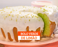 Bolo verde de limão