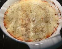 Escondidinho de atum e arroz integral