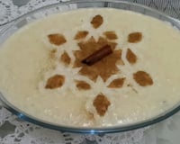 Arroz doce com leite condensado e coco