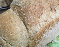 Pão integral na máquina de pão