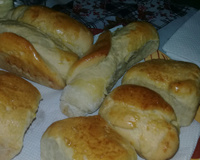Pão caseiro simples (pão sovado)