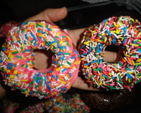 Donuts com recheio de baunilha