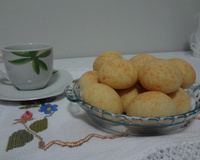 Pão de queijo especial com polvilho e fécula