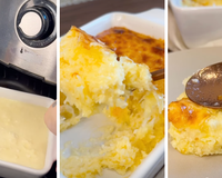 Cocada cremosa na airfryer: a sobremesa de 20 minutos que vai te surpreender e fica uma delícia com sorvete