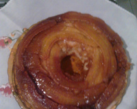 Bolo de banana caramelada