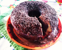 Bolo Mármore de Iogurte com Chocolate