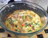 Omelete de forno sem óleo