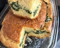 Torta de espinafre com sardinha