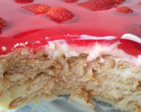 Pavê de morango fácil