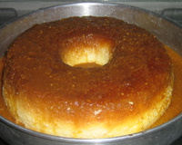 Pudim cremoso de tapioca