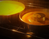 Bolo de cenoura com fubá