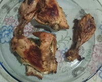 Coxa e Sobrecoxa de frango assado