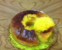 Bolo de mexerica com calda durinha