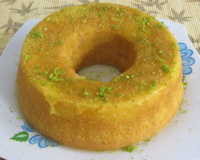 Bolo de fubá molhadinho vegano