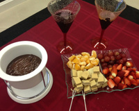 Fondue de chocolate fácil