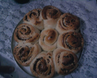 Pão de linguiça e cebola