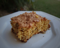 Bolo de aveia com laranja