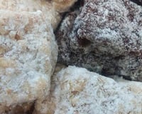 Palha italiana com coco ralado