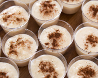 Receitas doces que levam arroz no preparo