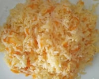 Arroz com cenoura bem simples
