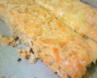 Torta de frango de liquidificador