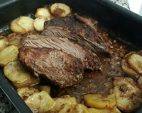 Picanha de forno na cerveja preta