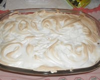 Delícia de banana com suspiro