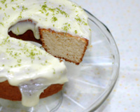 Bolo de limão de padaria