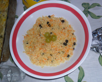 Arroz com cenoura