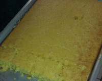 Bolo de milho de lata no liquidificador