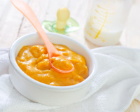 Papinha de carne, cenoura e beterraba