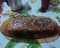 Bolo de aveia com laranja