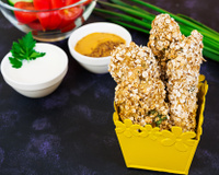 Sem farinha de rosca e sem trigo: prepare um empanado leve e delicioso, sem perder a textura crocante do à milanesa perfeito e que ainda é saudável