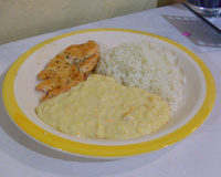 Creme de milho delicioso