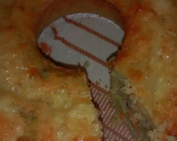 Torta de cenoura e ervilha